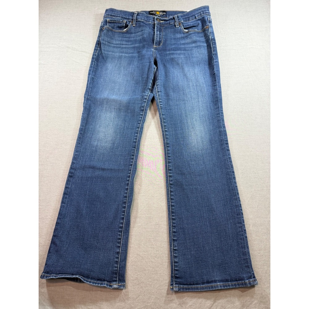 Lucky Brand Sweet Boot Jeans Womens 12/31 Blue Excellent Bootcut Stretch Denim - Picture 2 of 9